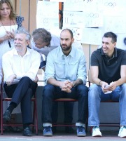 Διαμαντίδης και Σπανούλης δίδαξαν αθλητισμό σε Δημοτικό σχολείο